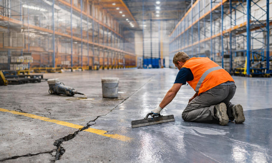 Liate priemyselné podlahy a opravy priemyselných podláh: ako si vybrať správne riešenie?