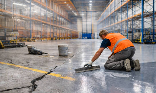 Liate priemyselné podlahy a opravy priemyselných podláh: ako si vybrať správne riešenie?