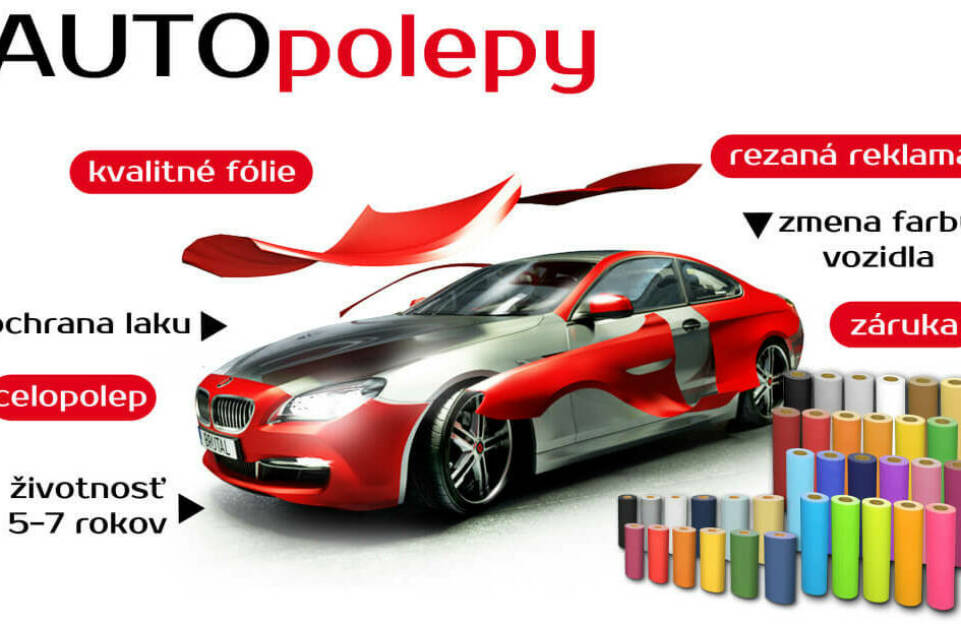 Polepy na auto sú najlepšou formou reklamy