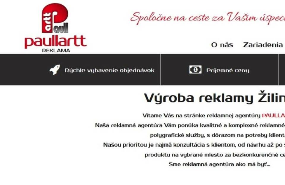 Paullartt, s. r. o.: roll-up a bannery, ktoré určite upútajú