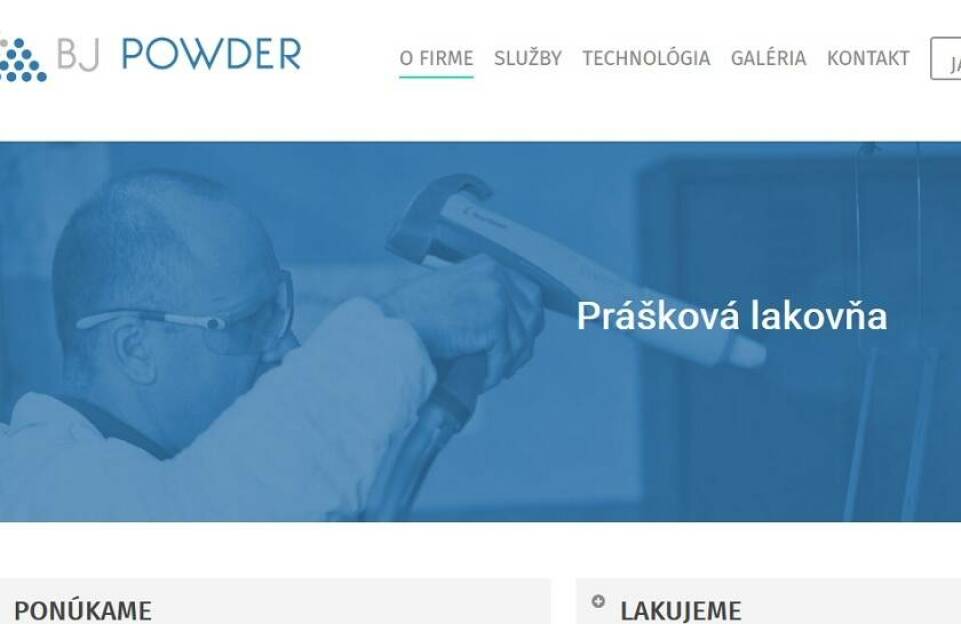 BJ POWDER - kvalitné a efektívne práškové lakovanie 